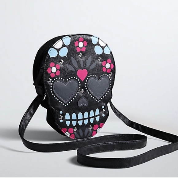 Loungefly Handbags - Torrid Loungefly Sugar Skull Crossbody Bag Purse